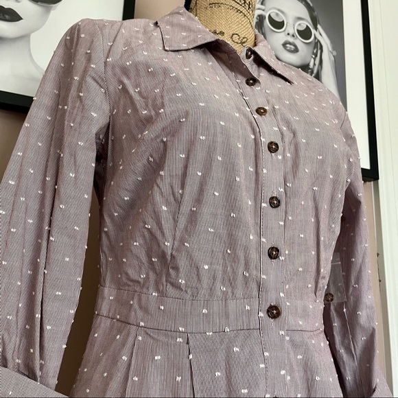 MODCLOTH button down shirt dress - Picture 3 of 9